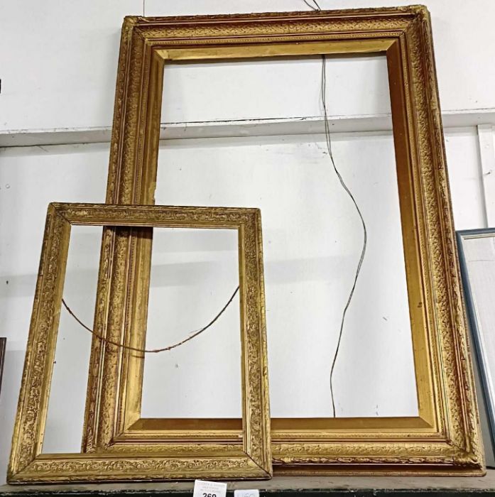 ## WITHDRAWN ## 2 decorative gilt frames