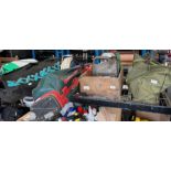 Garage equipment to include a bicycle rack, set of
