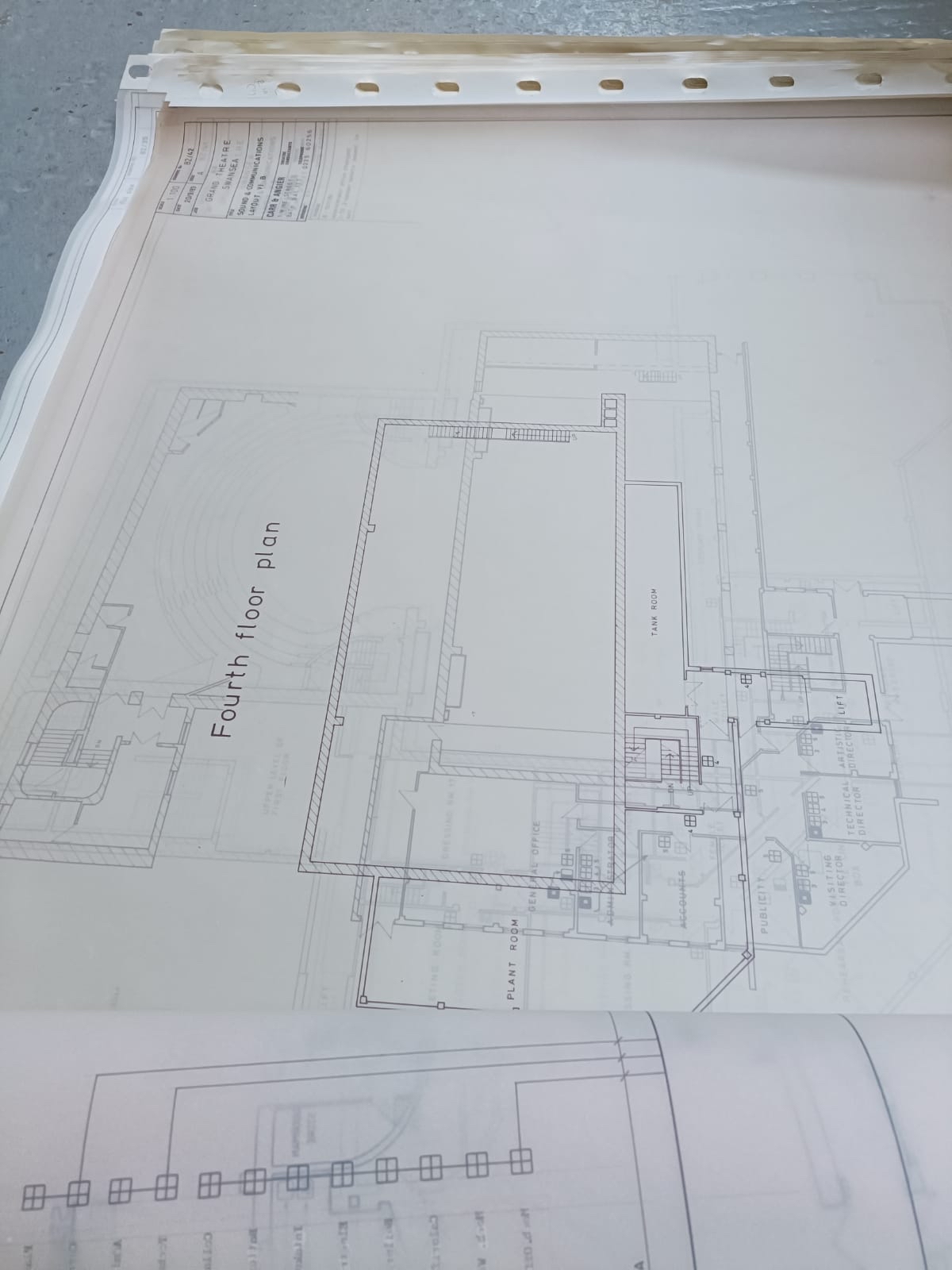 Collection of architectural drawings and plans rel - Image 3 of 4