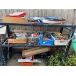 Large collection of garage equipment including bol