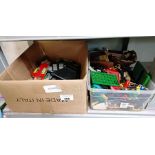 2 crates of Lego & other related items