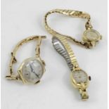Tissot, an 18 carat lady’s wrist watch, on a metal