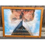 An original British quad film poster for Titanic