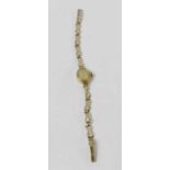 H. Samuel, a lady’s 9 carat gold quartz bracelet w