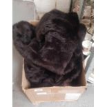 Various ladies faux fur coats