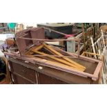 Wooden easels and related equipment