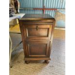 Oak pot cupboard