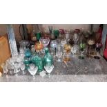 Collection of glassware