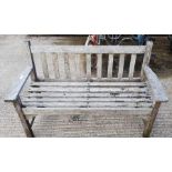 Hardwood garden bench