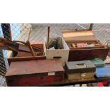 Vintage tools, toolboxes and other related items