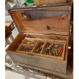 Pine tool trunk including tools