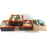 A large collection of boxed model toys including D