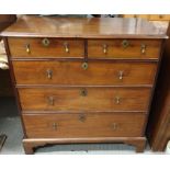 An early 20th century mahogany chest of drawers, 9