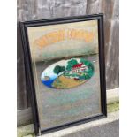 A vintage Southern Comfort advertising mirror, 90c