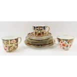 A small collection of Royal Crown Derby old Imari