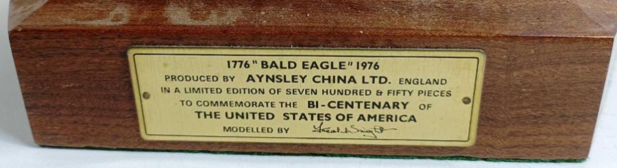 A limited edition Anysley china model of a bald ea - Image 6 of 14