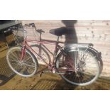 26" Claud Butler Legend gents bicycle with mudguar