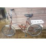 20" brown Raleigh Sturmey Archer 3 speed bicycle w