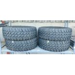 Four 215 x 16" Landrover tyres