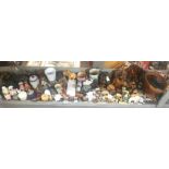 Large collection of ceramic, wooden & hard stone a