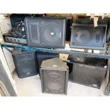 Large collection of audio equipment to include spe