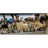 Large collection of ceramic animals to include Cou