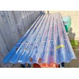 Collection of corrugated pvc panels