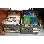 4 boxes of books including Vogue