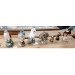 Collection of ceramic birds, Royal Doulton, Beswic