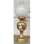 Brass oil lamp