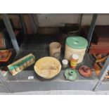 Kitchenalia to include spice tins, coal scuttle an