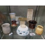 Studio pottery including Ursula Mommens & Michael