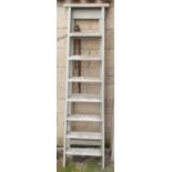 Painted pine set of step ladders