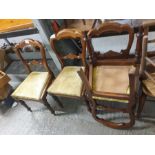 Set of 4 20th century dining chairs