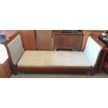 Mahogany sleigh day bed