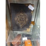 Illustrated Holy Bible, 19th century leather bound