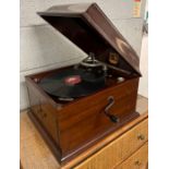A 20th century H.M.V. gramophone record player