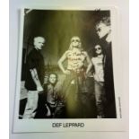 Autographs - Rock band Def Leppard - Fully signed