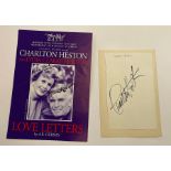 Autographs - Film - Charlton Heston - This lot ha