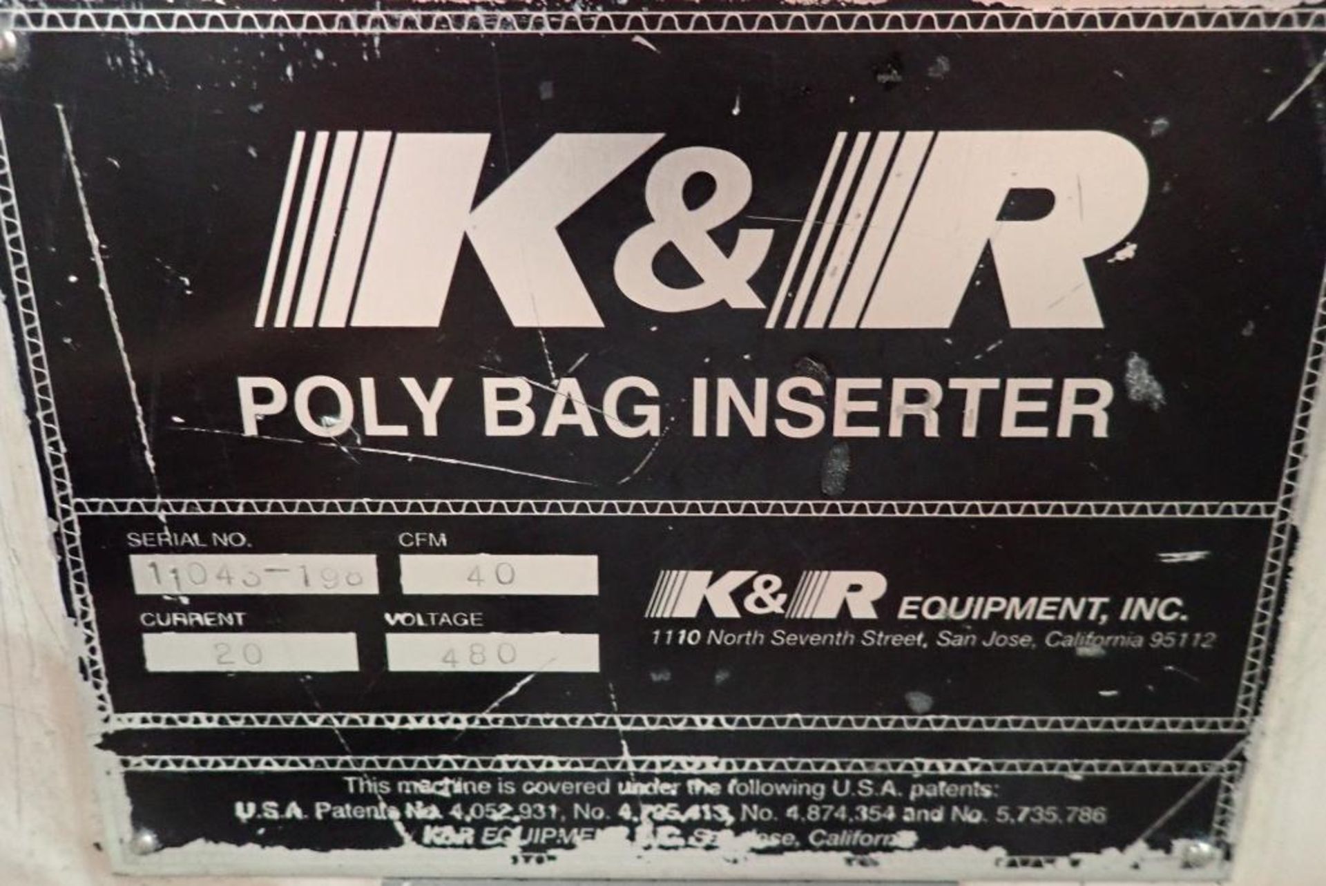 K and R Poly case erector bag inserter - Image 30 of 31