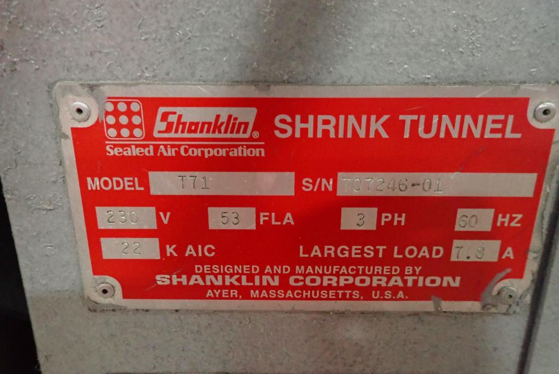 Shanklin heat shrink tunnel - Image 11 of 12
