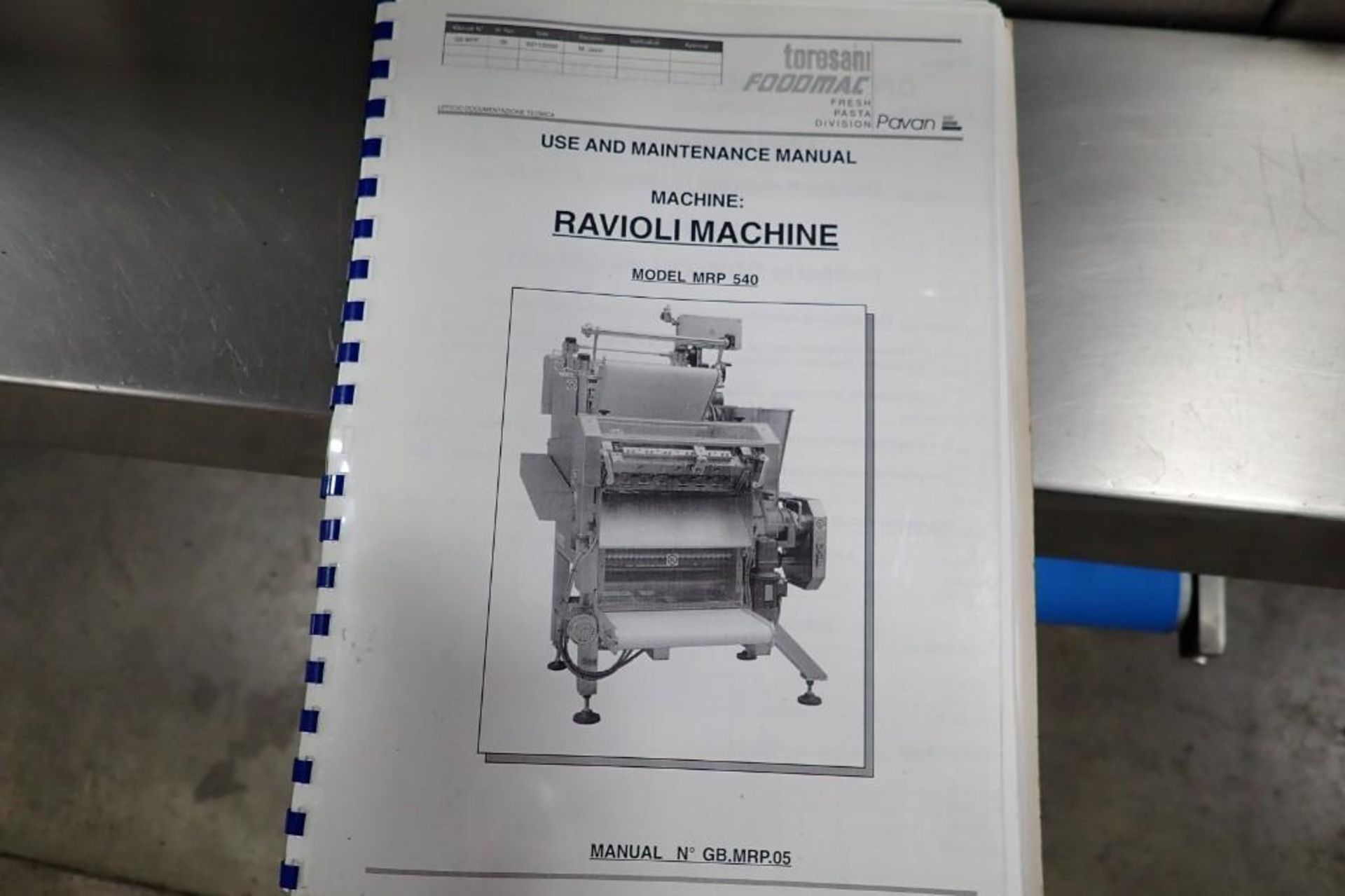 2001 Toresani Raviolatrice Fresh Pasta Machine - Image 41 of 42