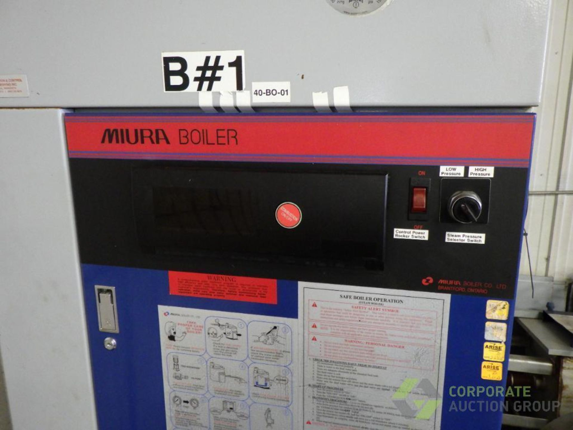 Miura automatic 50 hp boiler - Image 7 of 15