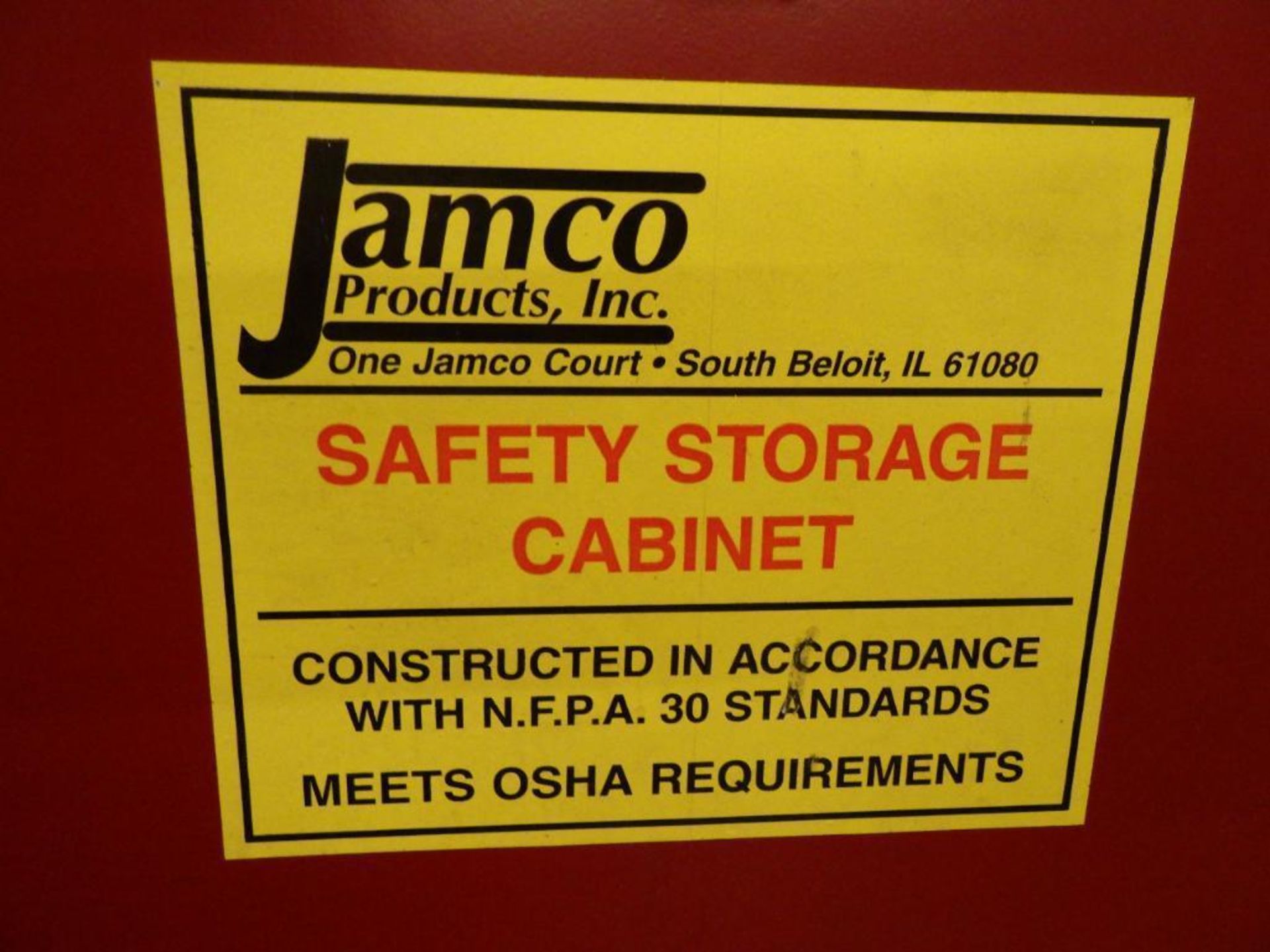 Jamco Flammable Storage Cabinet - Image 8 of 10