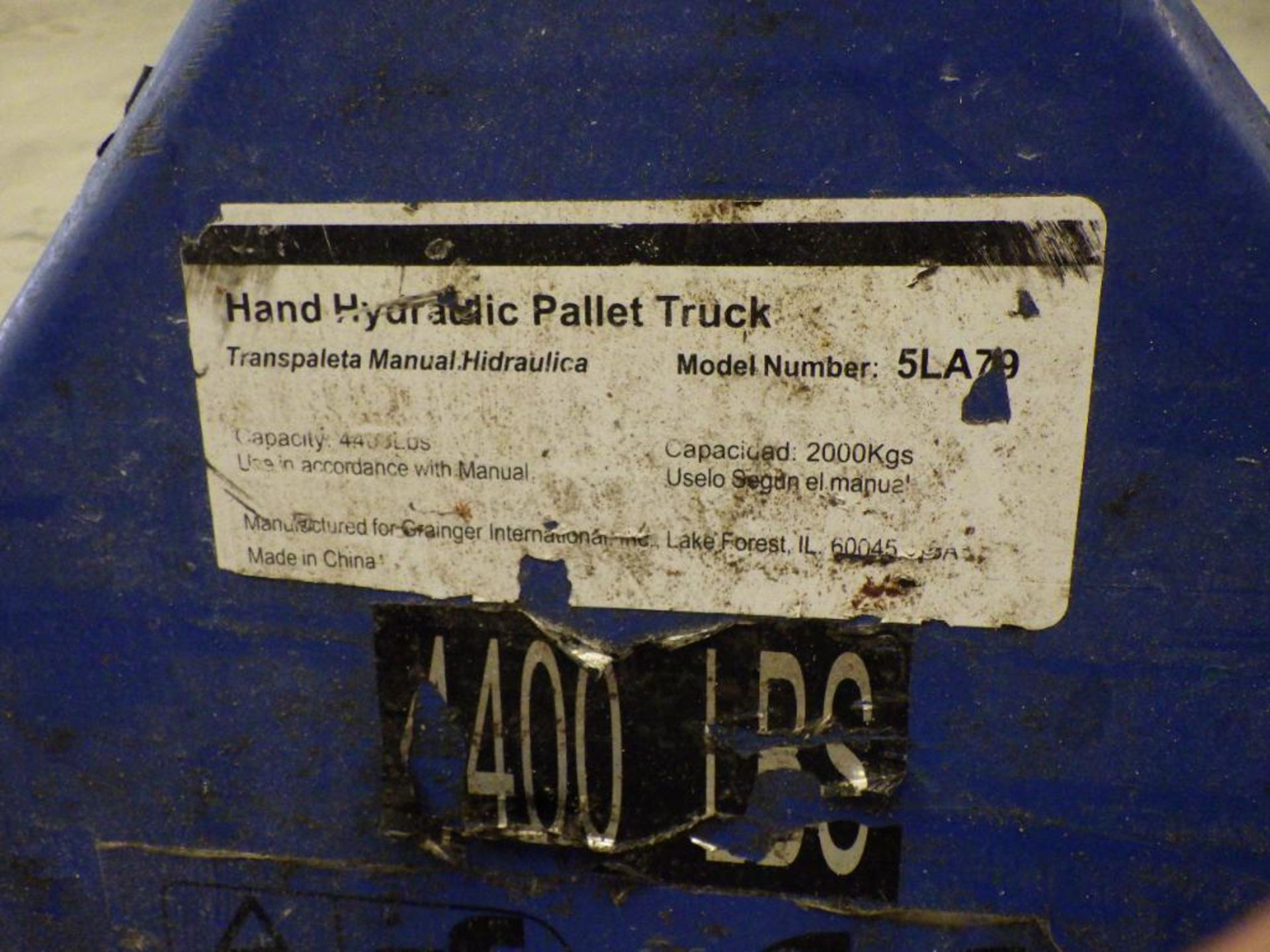 Ce Blue Hand Pallet Jack - Image 7 of 8