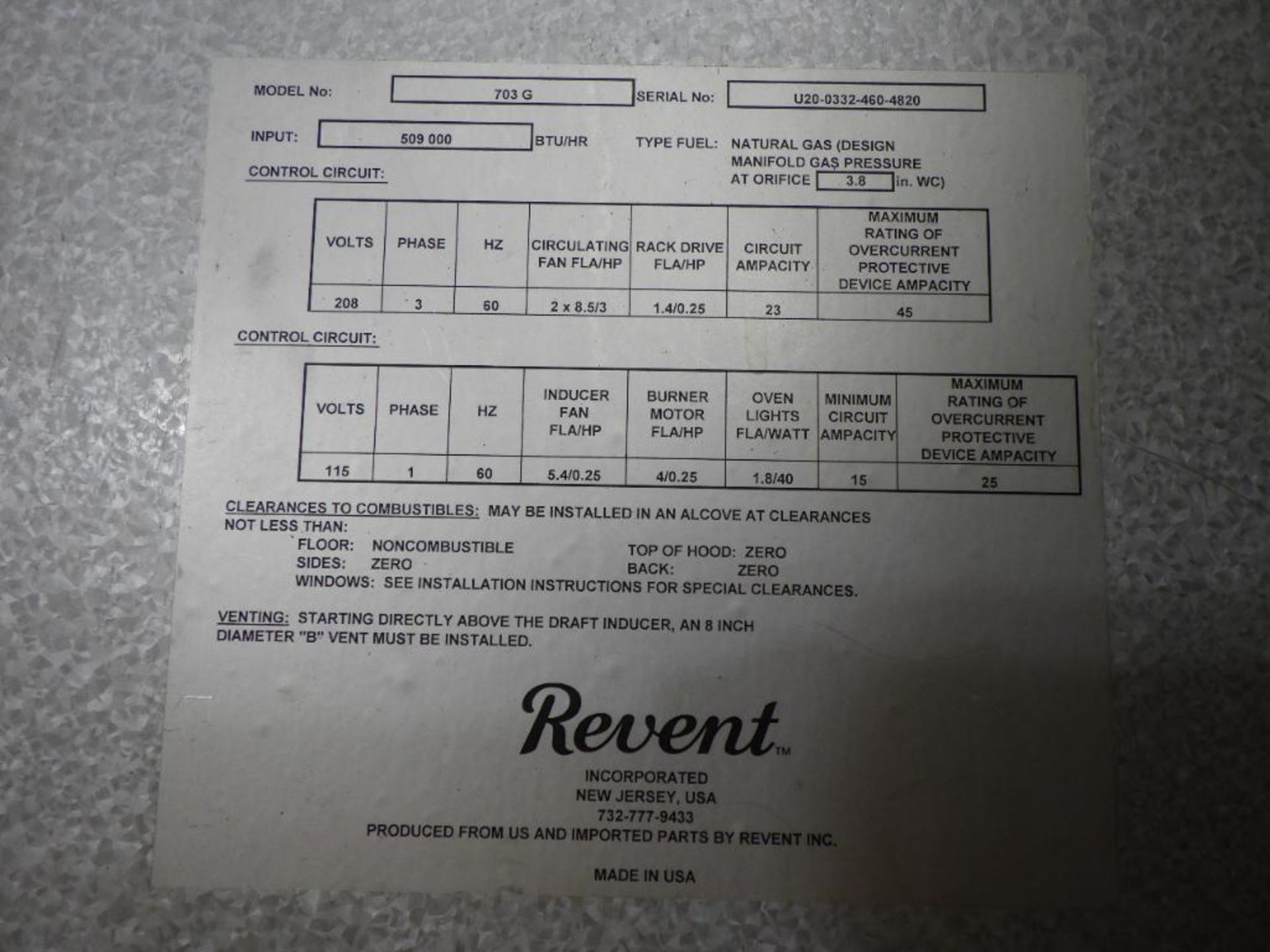 2020 Revent Multi Rack Oven - Image 34 of 35