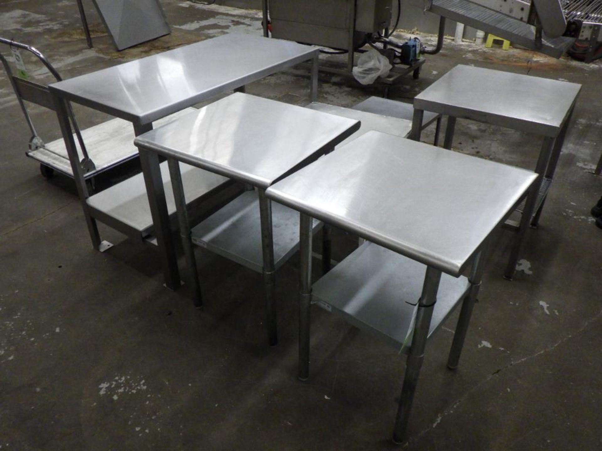 (6) ASSorted SS Tables (Lot)
