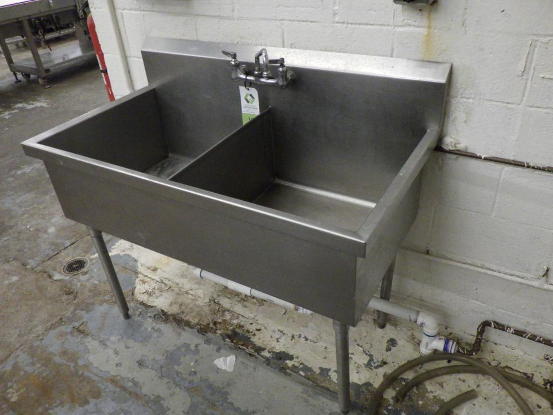 SS 2-Compartment Wash Sink - Image 2 of 10