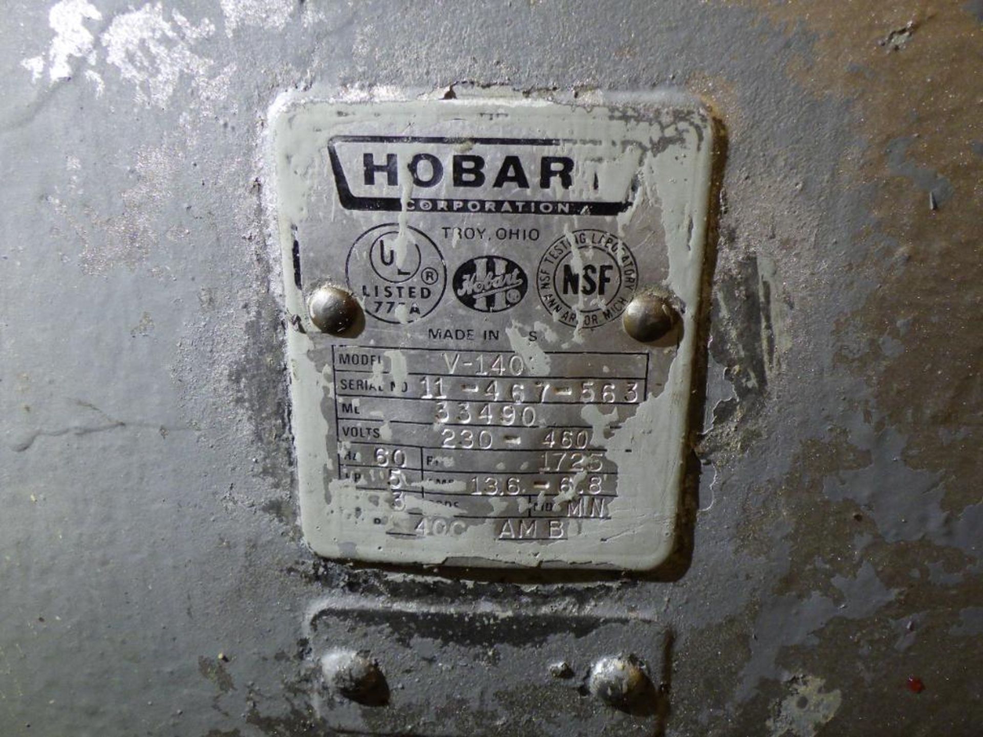 Hobart 140 Quart Mixer With SS Bowl - Image 13 of 13