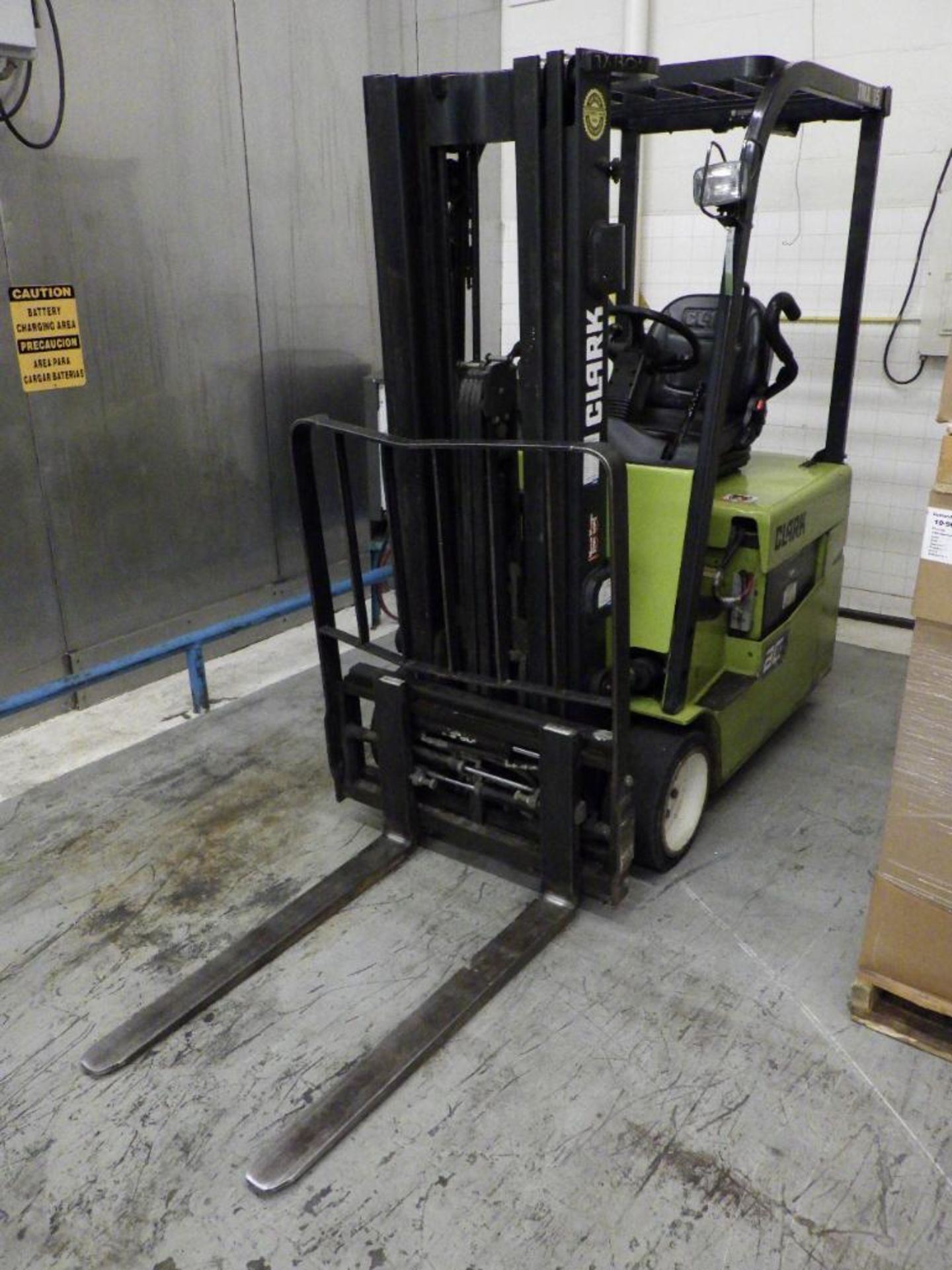 Clark 3-Wheel Electric Forklift